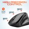 Delton Ergonomic Wireless Optical Mouse Adjustable DPI 6 Buttons, Right Handed DMERGS30-WB - alternate 5